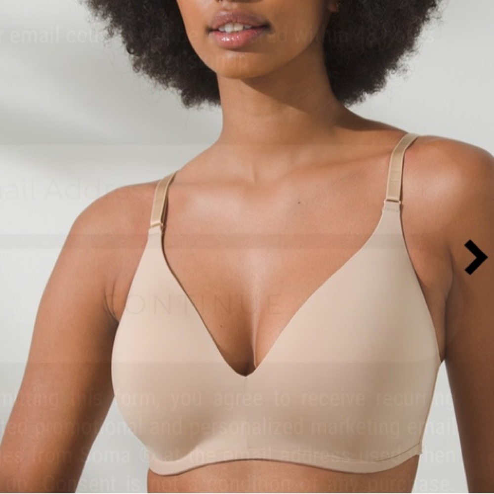 Soma Nude Vanishing 365 Wireless Lightly Lined Bra